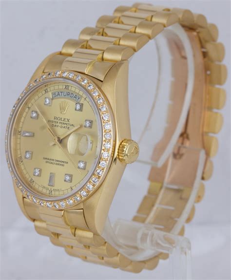 rolex presidential day date 36mm|diamond rolex 36mm price.